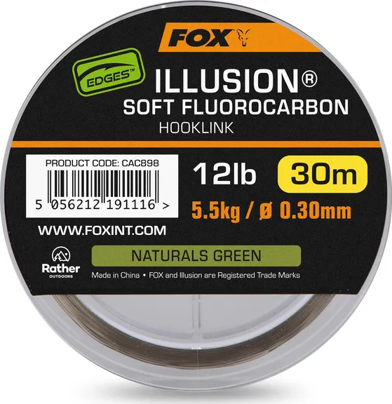 Fox Illusion Soft Fluorocarbon 0.30mm 5.5kg 30m