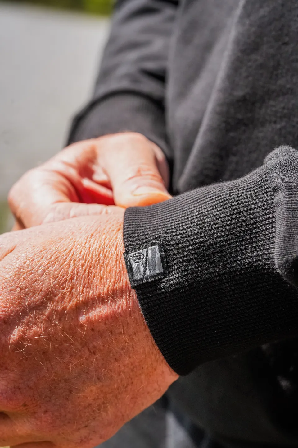 Preston Black Minimal Sweatshirt