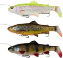 Savage Gear 4D Line Thru Rattle Trout Swimbait 27.5cm 228g BT UV Slow Sink