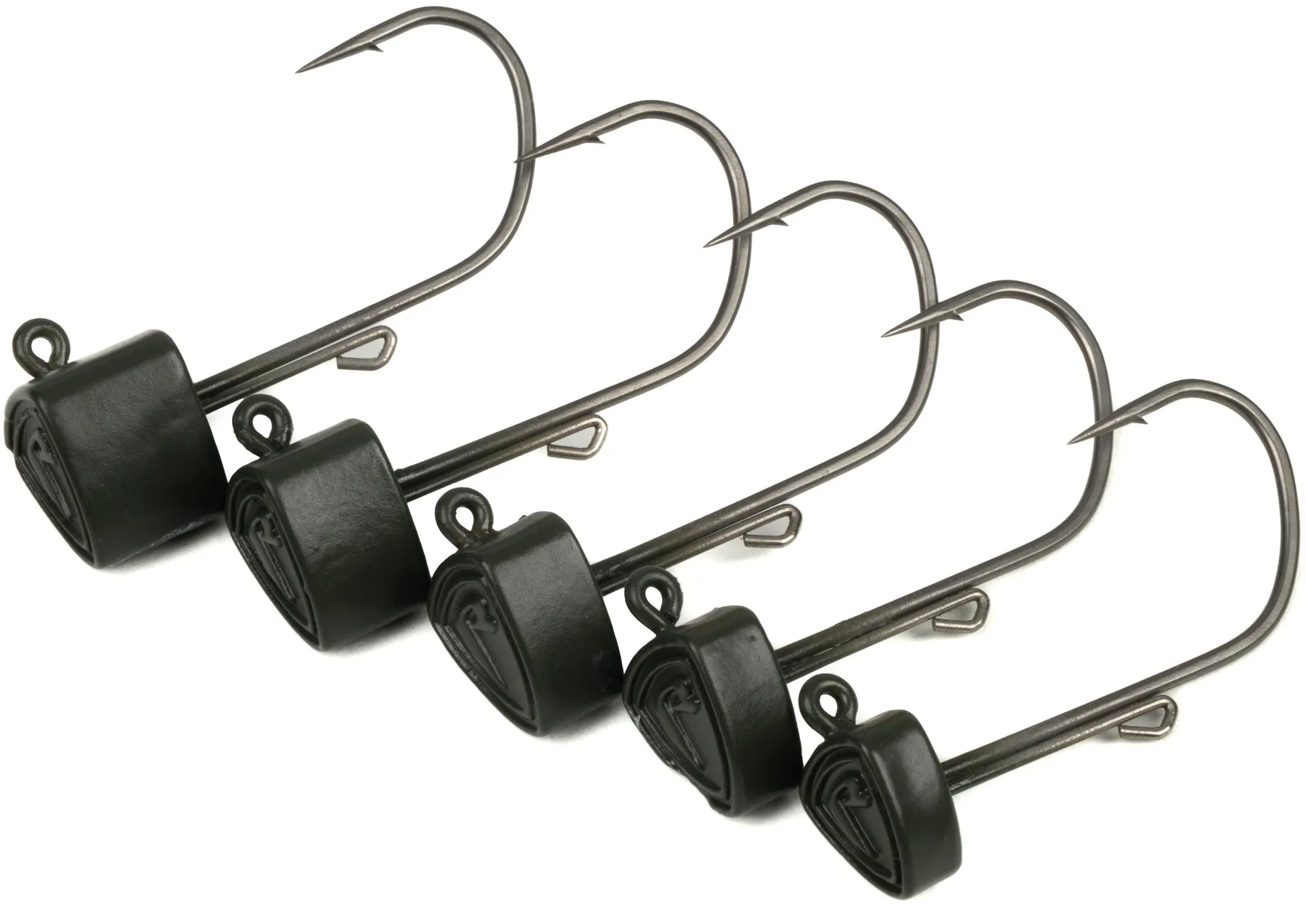 Fox Rage Tungsten Ned Head Shield Weights Jig Heads 7g 5pcs Matte Green