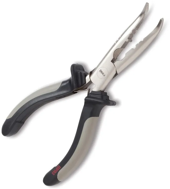 Rapala Curved Fisherman's Pliers 16.5cm Curved Nose Side Cutter