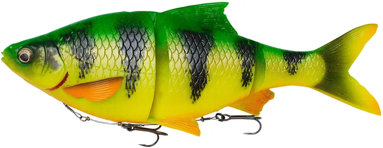 Savage Gear 4D Line Thru Roach Softbait 18cm 80g Slow Sinking Firetiger