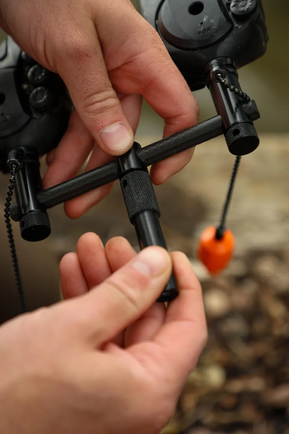 Fox Black Label Slim Stage Stands x2 Screw Mount