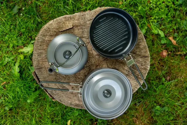 Fox Cookware 3 Piece Cook Set 0.9L Aluminium