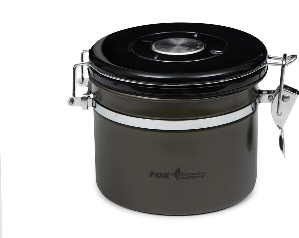 Fox Cookware Coffee/Tea Khaki Storage 860ml Stainless Steel Airtight Storage