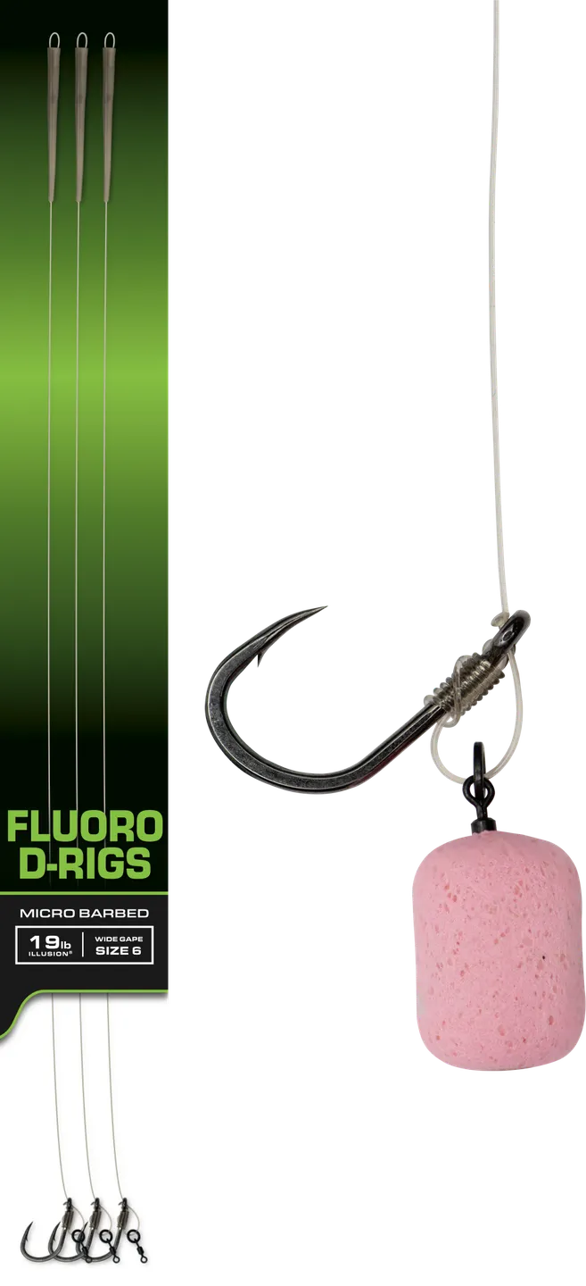 Fox Edges Illusion Fluoro D Rigs 6 30cm 8.62kg 3pcs