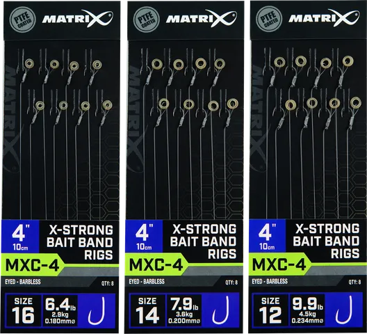 Matrix MXC-4 Ready-made Rig 12 10cm 4.5kg X-Strong Bait Band