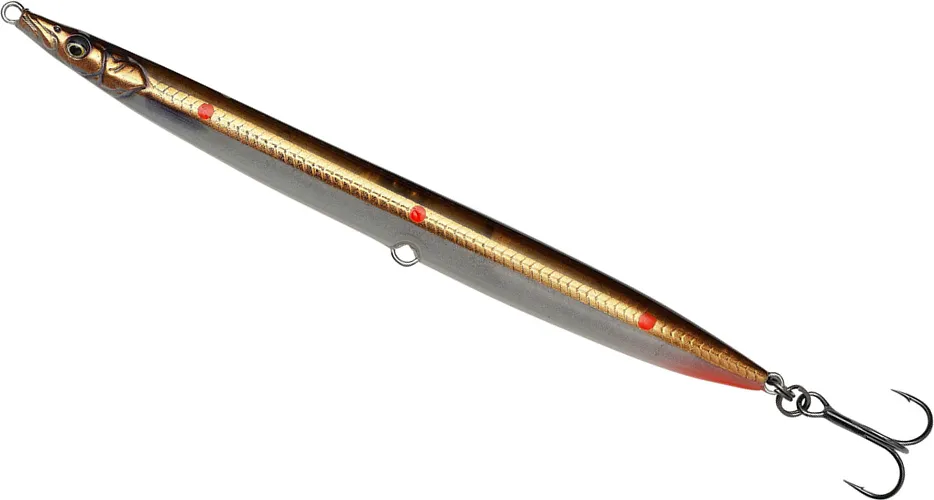 Savage Gear Sandeel Pencil 9cm 13g Brown Copper Red Dots