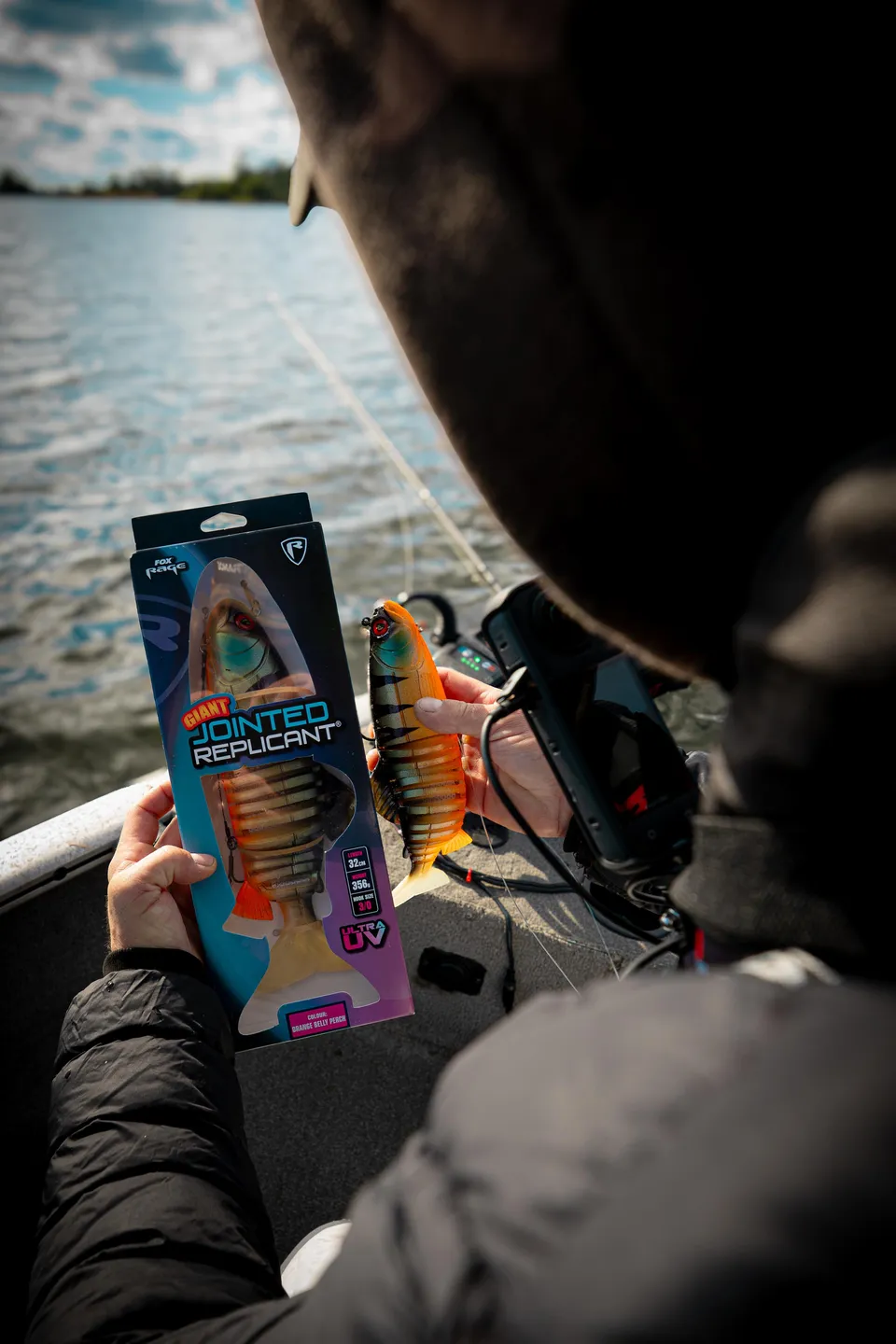 Fox Rage Jointed Replicant 32cm 355g Orange Belly Perch UV