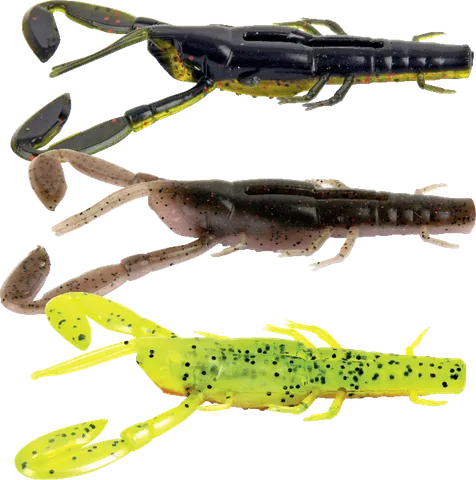 Fox Rage Ultra UV Mixed Colour Lure Packs 3 9cm Creature
