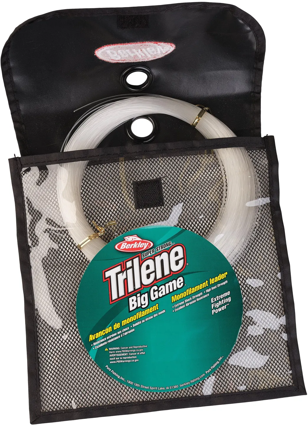 Berkley Trilene Big Game Mono Leaders 58.9kg 1.09mm 100m Clear
