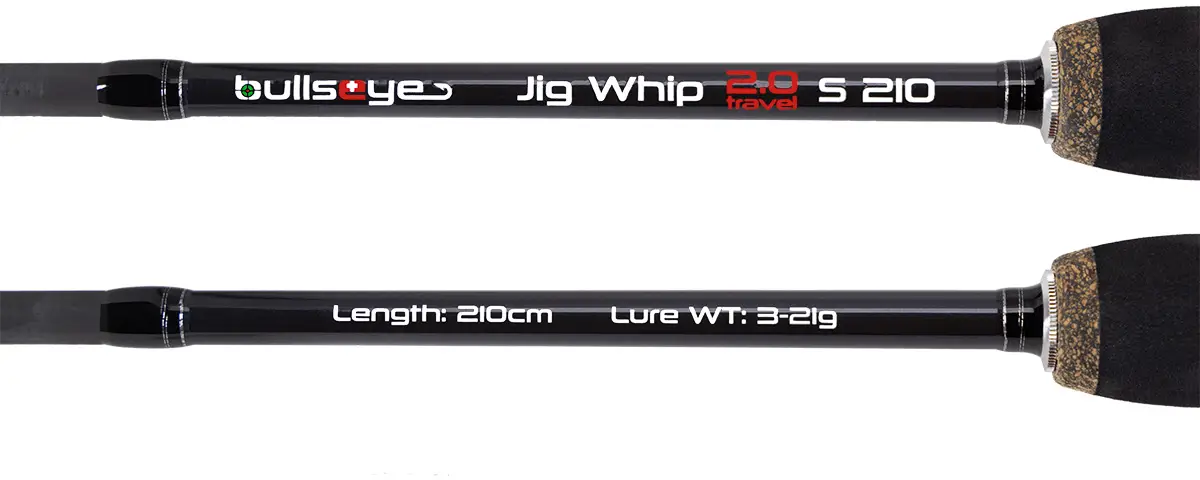 Bullseye Jig Whip Travel 2.0 210 3–21g 107g 62cm
