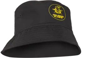 Black Cat Bucket Hat Black/Yellow 100% Polyester