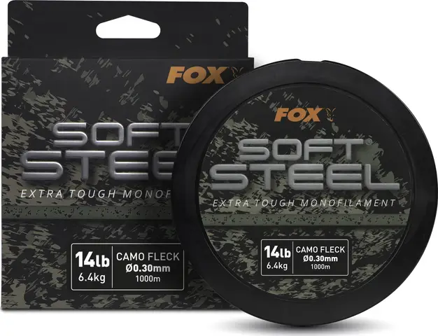 Fox Soft Steel Fleck Camo Mono 0.3mm 6.4kg 1000m