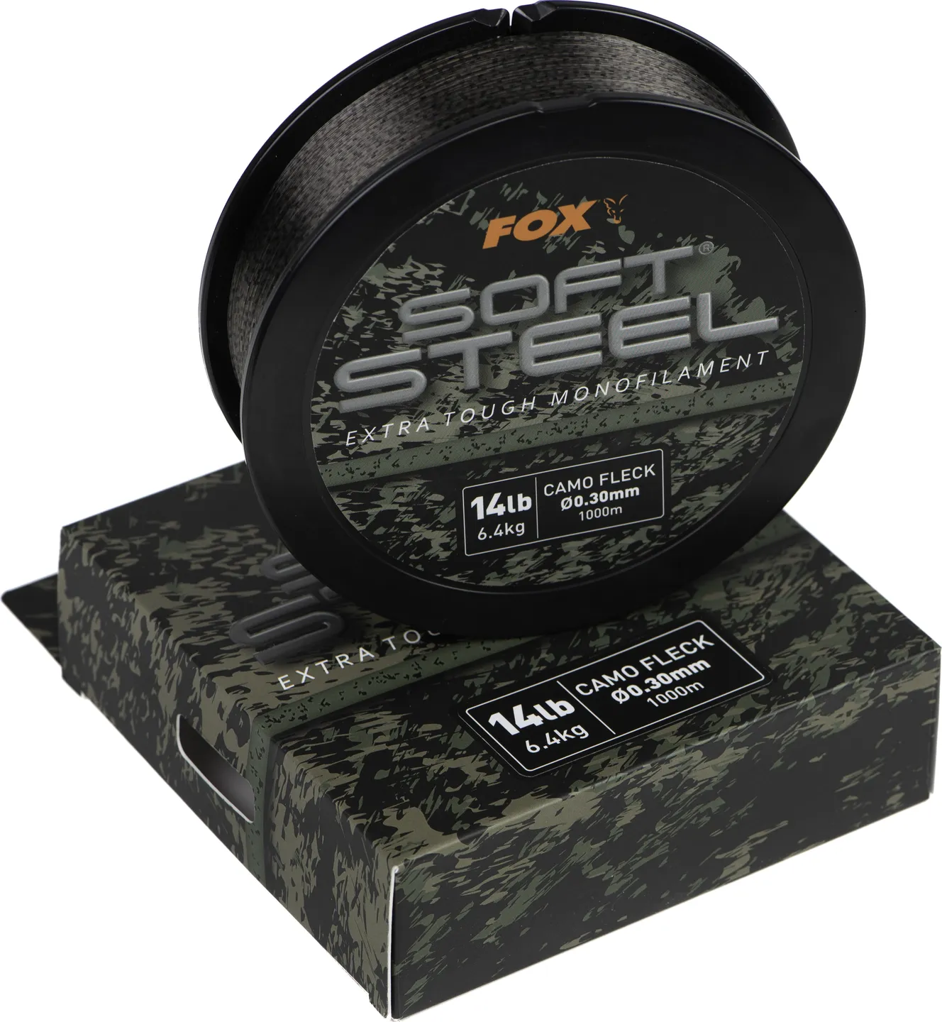 Fox Soft Steel Fleck Camo Mono 0.30mm 6.4kg 1000m