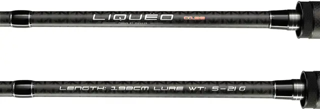Bullseye LIQUËO Spinning Rod C 198 5-21g 106g 107cm Med-Fast