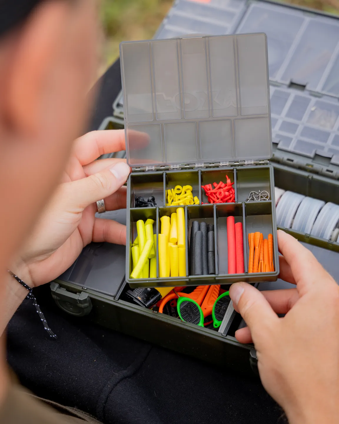 Fox Edges Internal 6 Compartment Box Standard Plastic