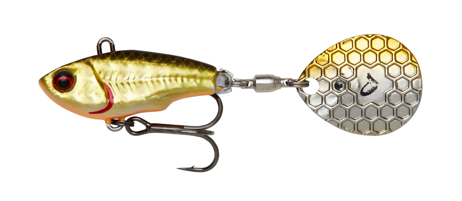 Savage Gear Fat Tail Spin NL - 6.5 cm, 12.5 g, Dirty Roach