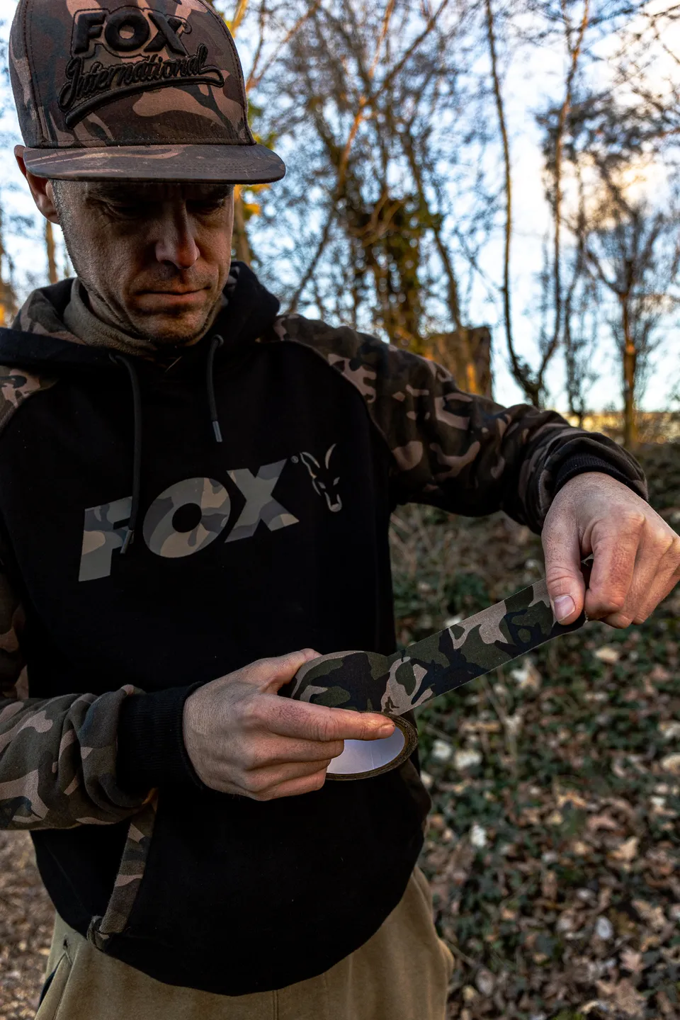 Fox Camo Tape 5cm 10m Fabric