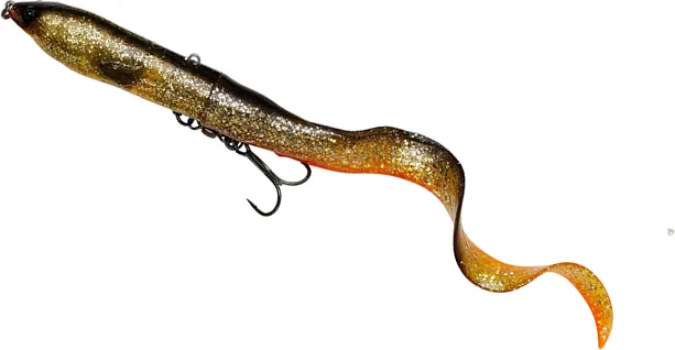 Savage Gear 3D Hard Eel 2+1 17cm 50g Black Gold