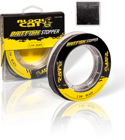 Black Cat Baitfish Stopper 1.5m 15mm 100 black