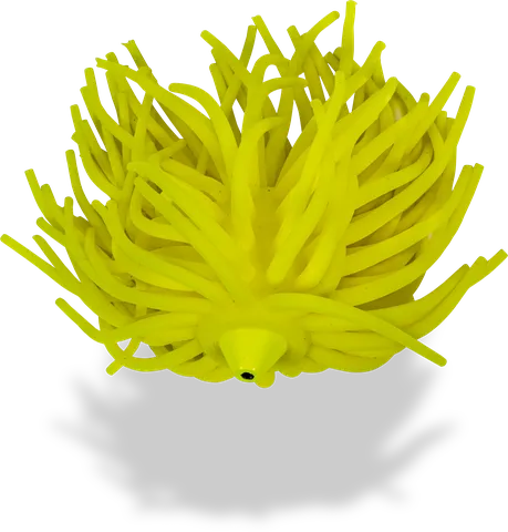 Black Cat Real Worm Teaser #2/0 #5/0 80g 2 yellow