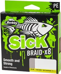 Berkley Sick Braid 0.12mm 11.2kg 150m Flame Green