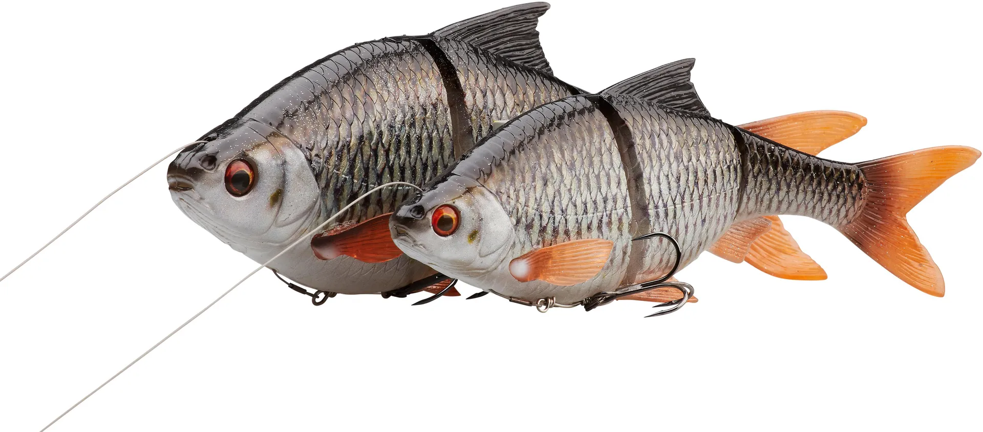 Savage Gear 4D Line Thru Roach Softbait 18cm 80g Slow Sinking Perch