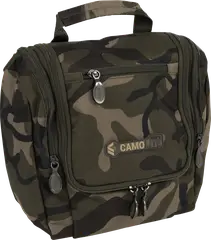 Fox Camolite Wash Bag Metal Hook Polyester Water Resistant