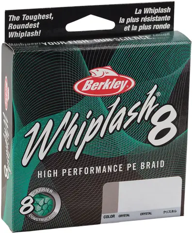 Berkley Whiplash 8 Geflochtene Schnur 150m 0.10mm 14.8kg Crystal