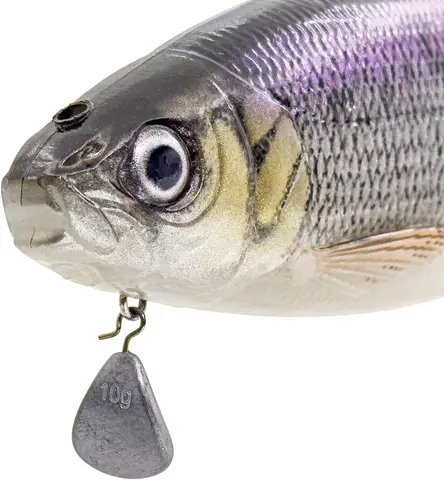 Savage Gear 3D Line Thru Whitefish Weicher Köder 36cm 478g Moderate Sinking Gold Albino