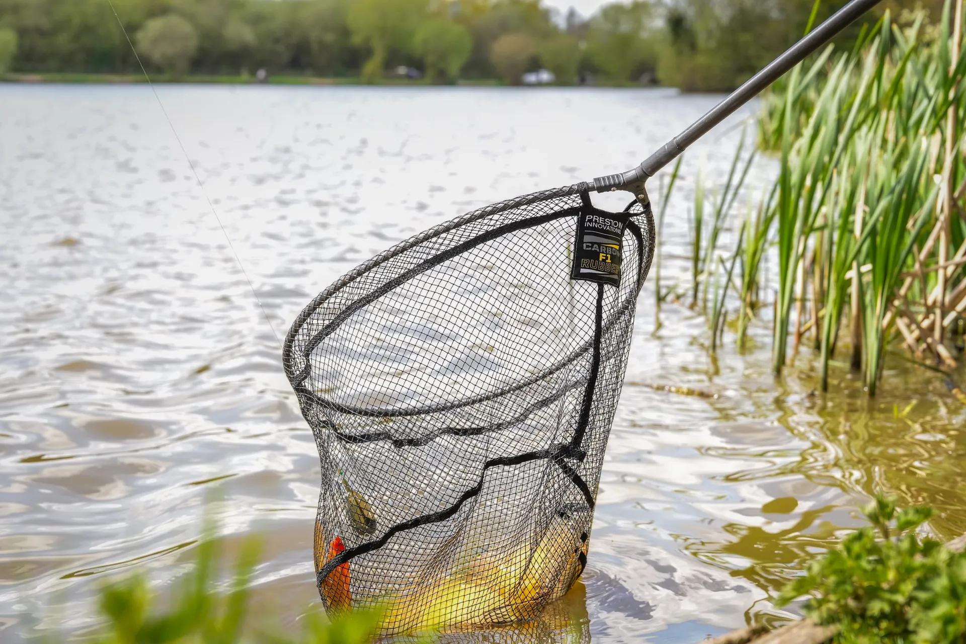 Preston Carbon F1 Kescher 46cm Latex