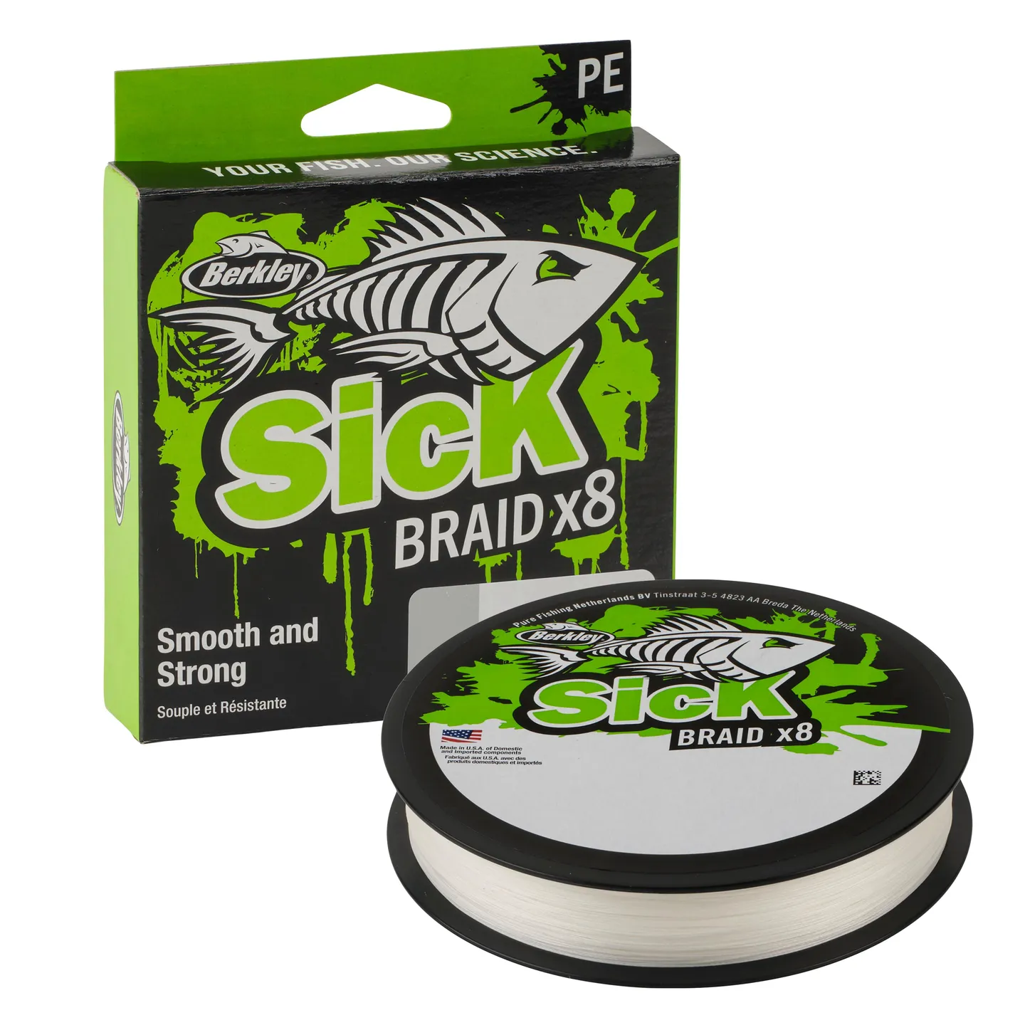 Berkley Sick Braid Braided Lines 150m 0.23 White 8