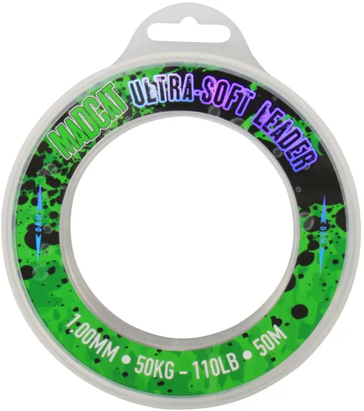 Madcat Ultra-Soft Mono Leader 50m 1.0mm 50kg