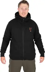 Fox Collection Sherpa Hoody Black/Orange L