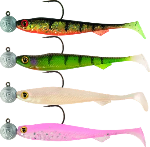 Fox Rage Ultra UV Slick Shad Loaded Lure Pack 7cm 5g 1/0 4pc