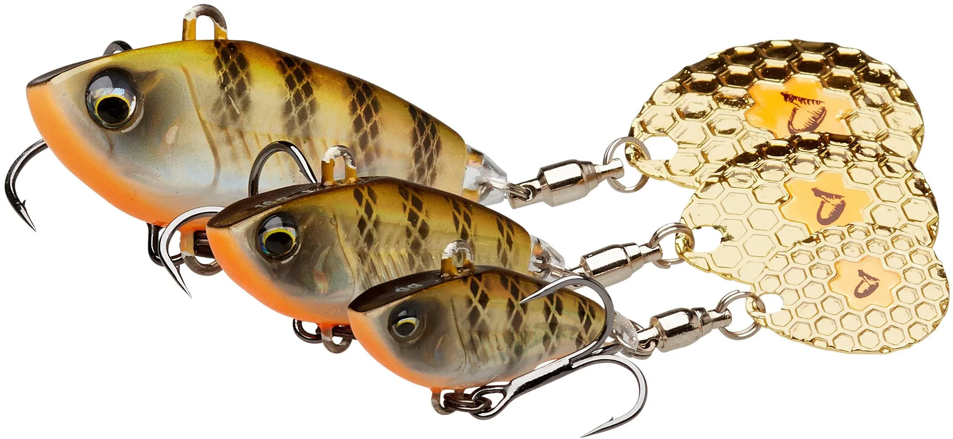 Savage Gear Fat Tail Spin Tail Baits & Hybrid Baits 8cm 24g 2–6m Ayu