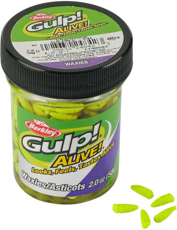 Berkley Gulp! Alive! Waxies 58g 1cm 1pc Chartreuse