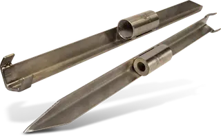 Black Cat Stainless Steel Rod Holder 85cm Ground Mount