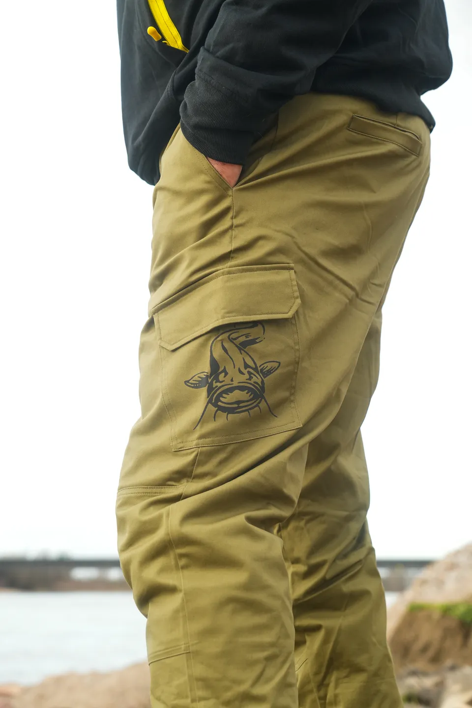 Black Cat Cargo Trousers 3XL Green