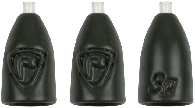 Fox Rage Tungsten Bullet Weights 3g 3pcs Matte Green