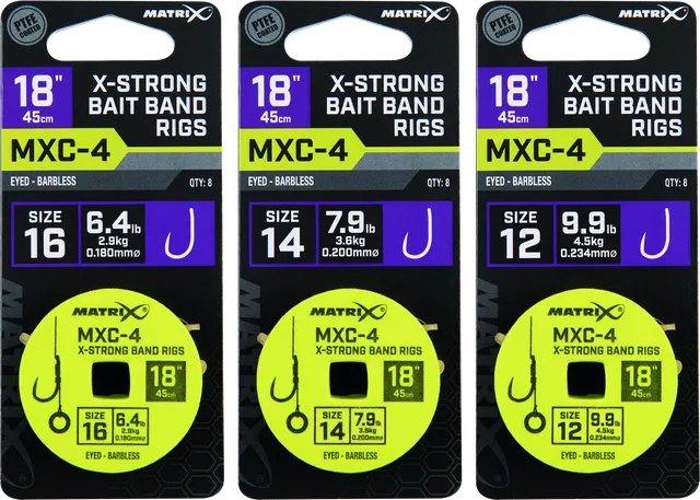 Matrix MXC-4 Ready Rig 14 45cm 3.6kg X-Strong Bait Band