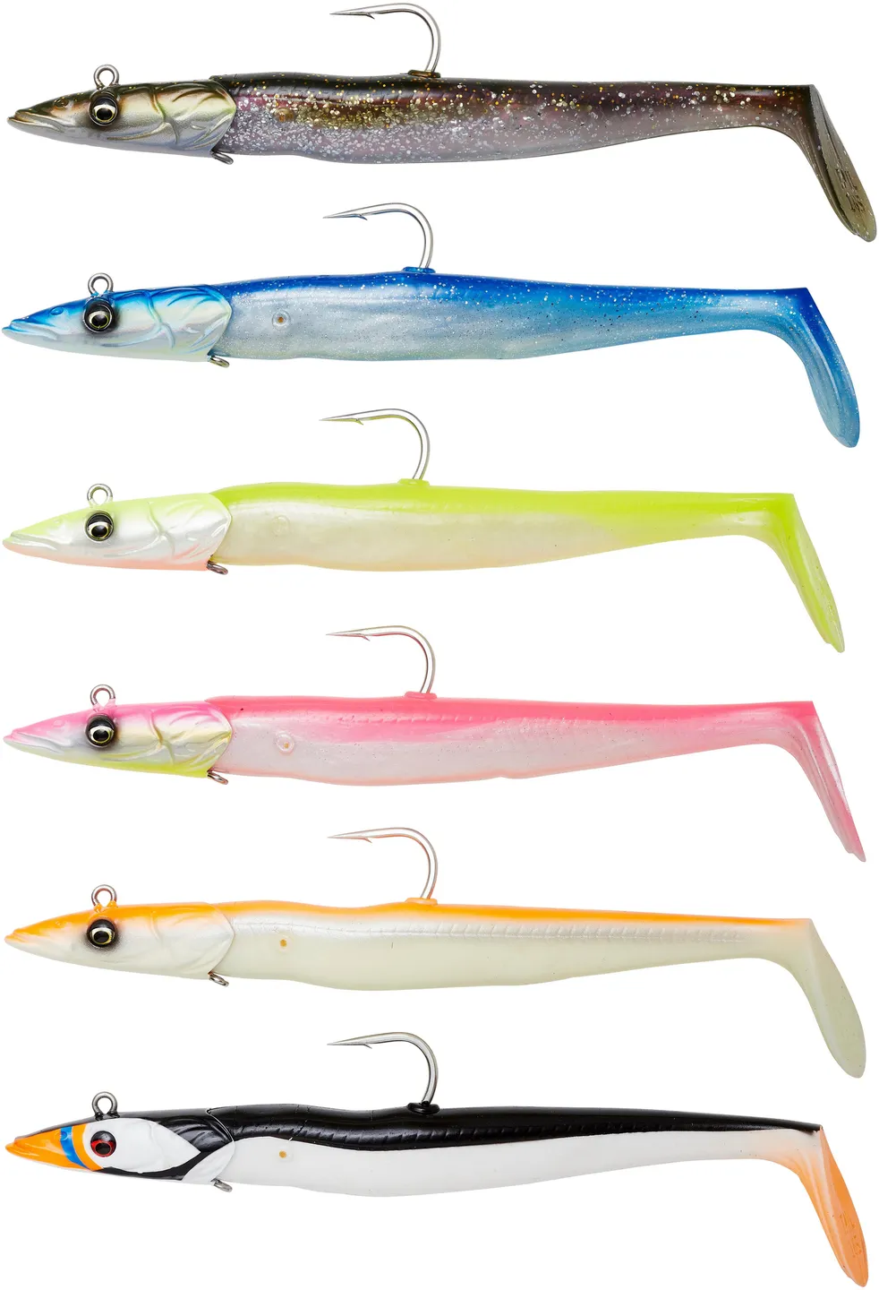 Savage Gear Sandeel V2 Big Game Softbait 21.5cm 140g Pink Pearl Silver