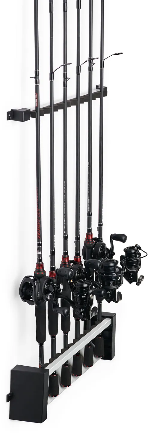 Abu Garcia Vertical 11 Rod Rack 11 Compartments Aluminium Wall-mounted