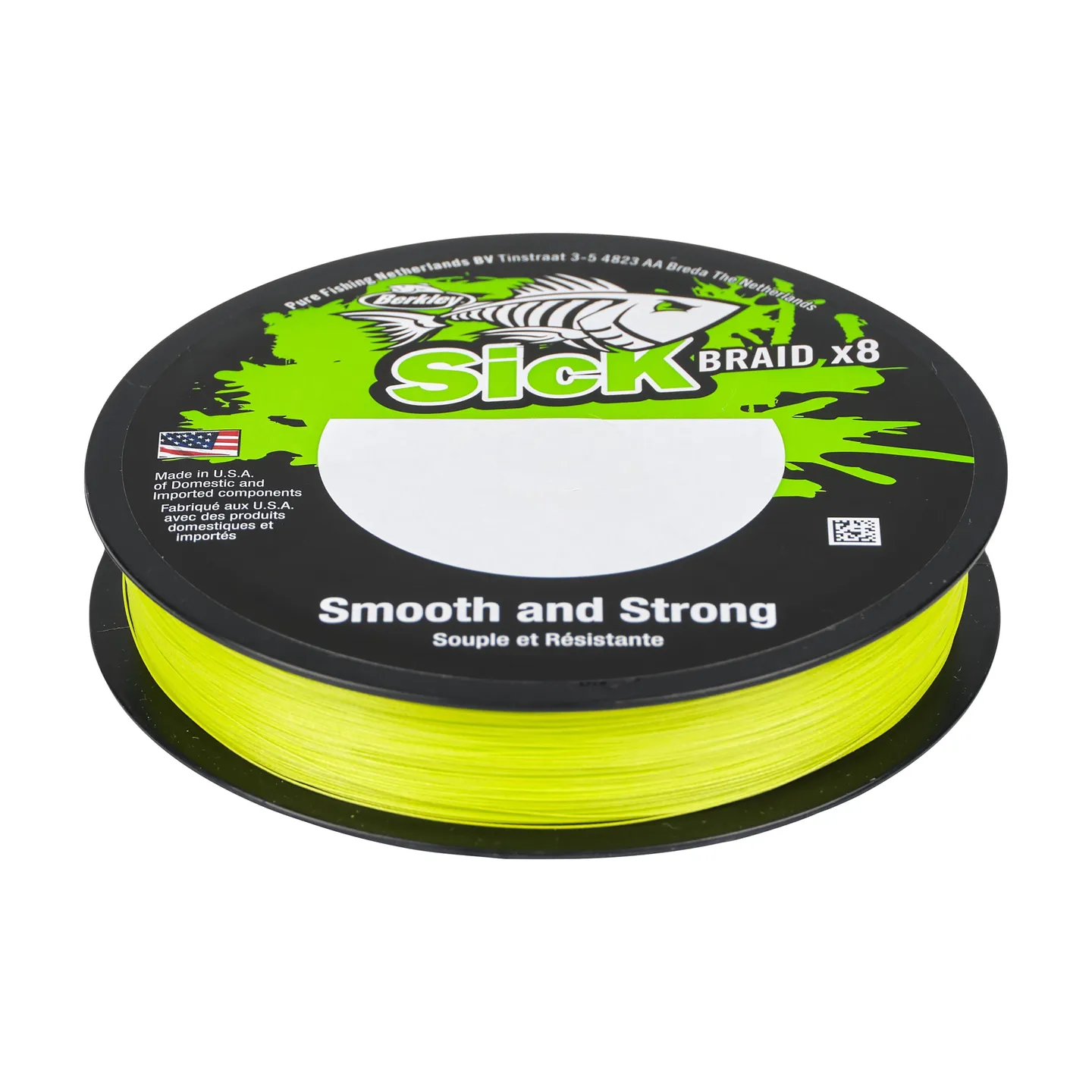 Berkley Sick Braid - 0.23mm, 150m, Hi-Viz Yellow