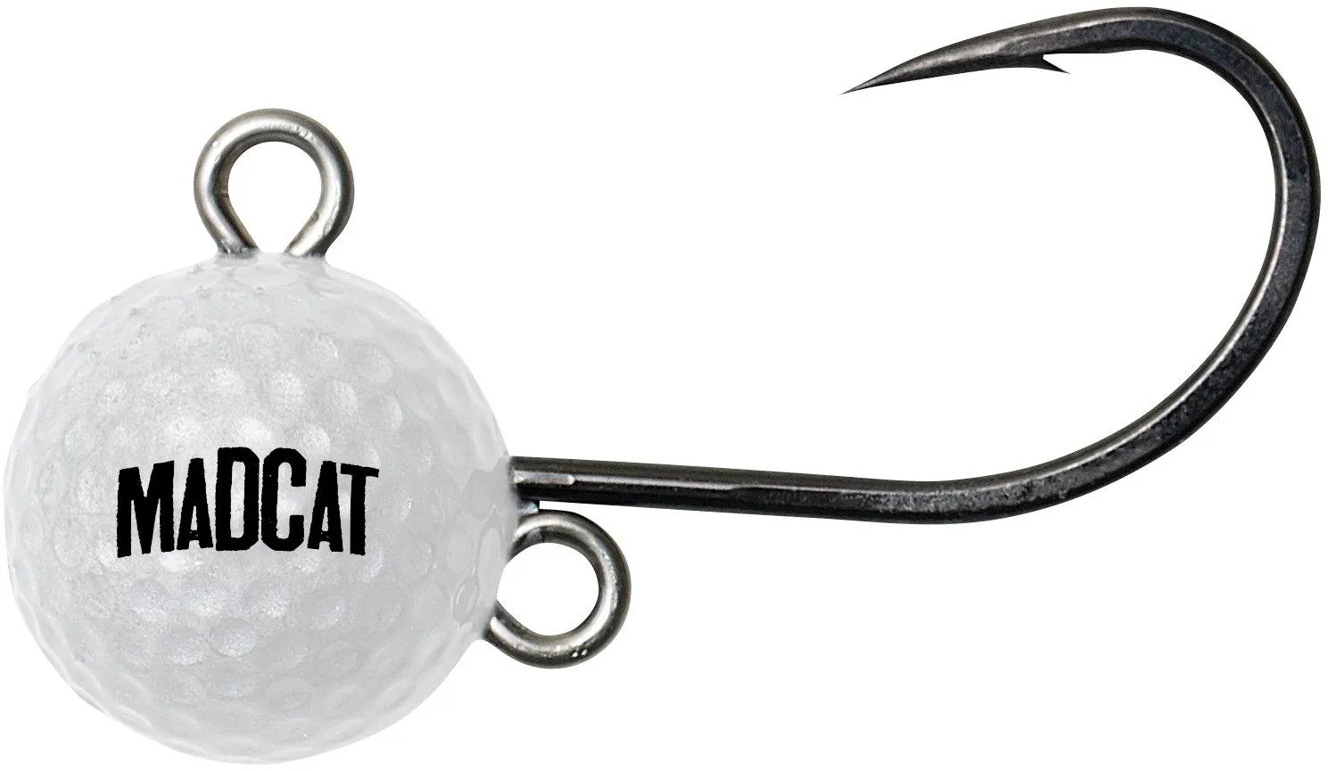 Madcat Golf Ball Hot Ball Jighead 100g 9/0 White