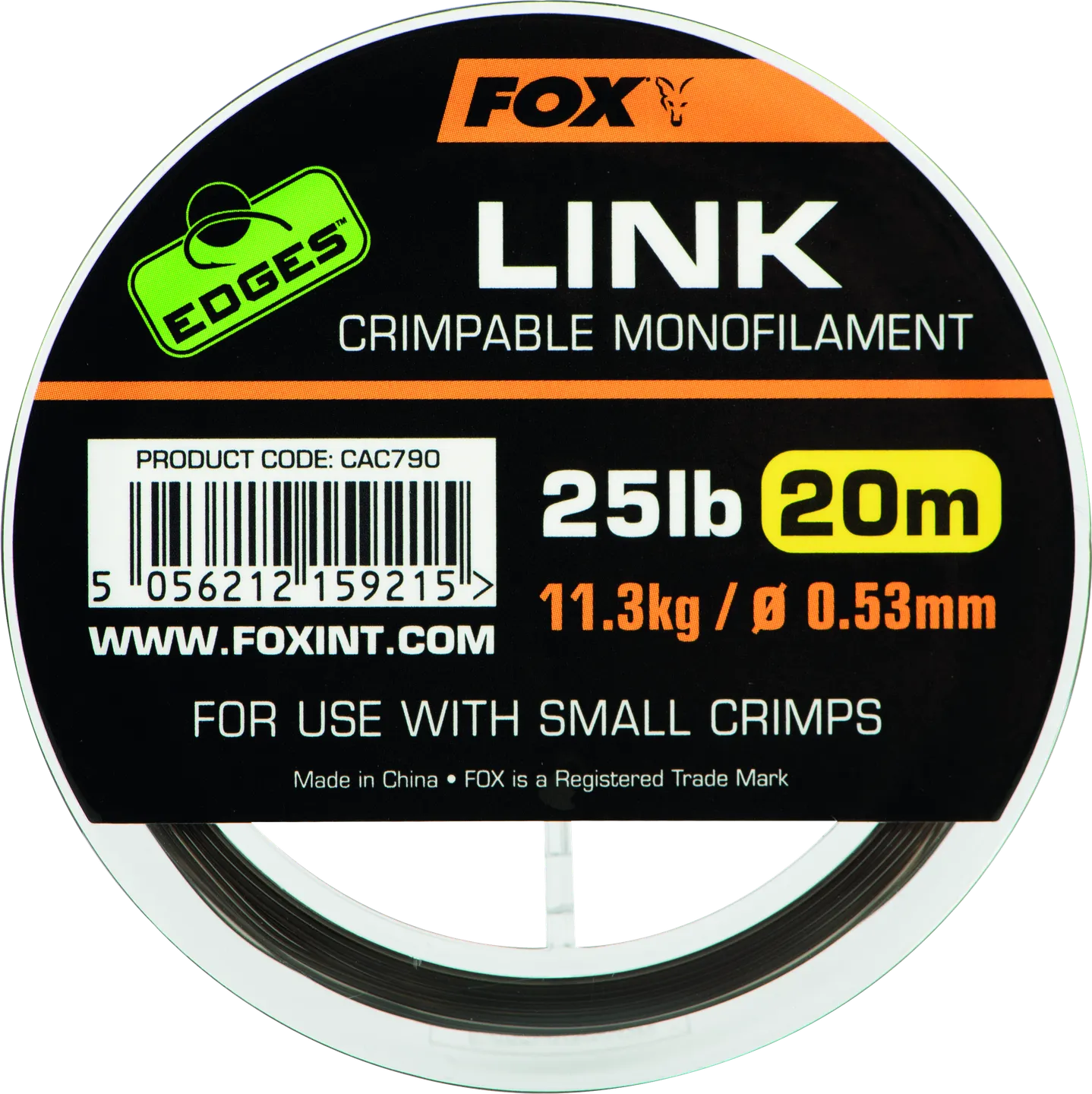Fox Edges Link Trans Khaki Mono 0.53mm