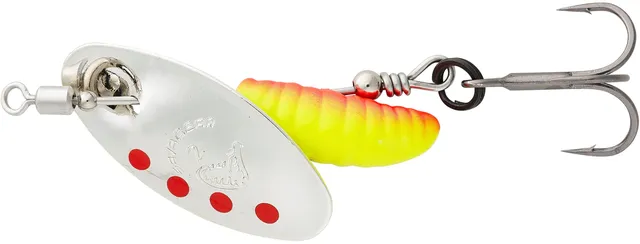 Savage Gear Grub Spinners 2.2g Silver Red Yellow