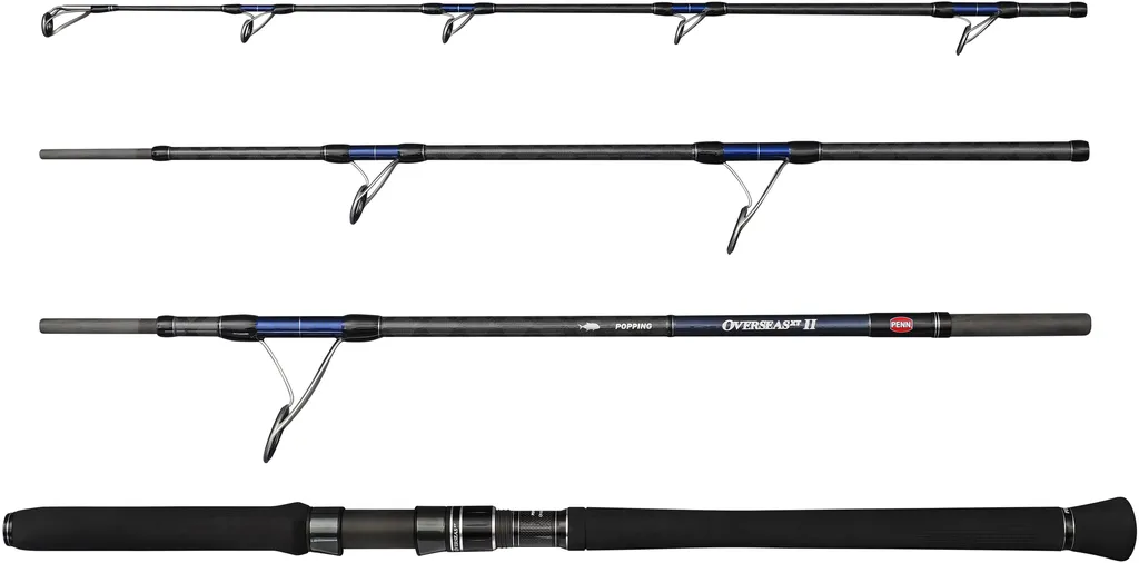 Penn Overseas XT II Popping 2.5m 80–220g 4pc Fast