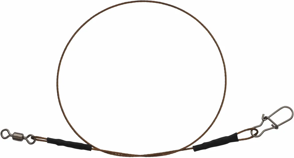 Berkley Fusion19 Steel Spin Leaders 35cm 15.9kg Snap and Swivel